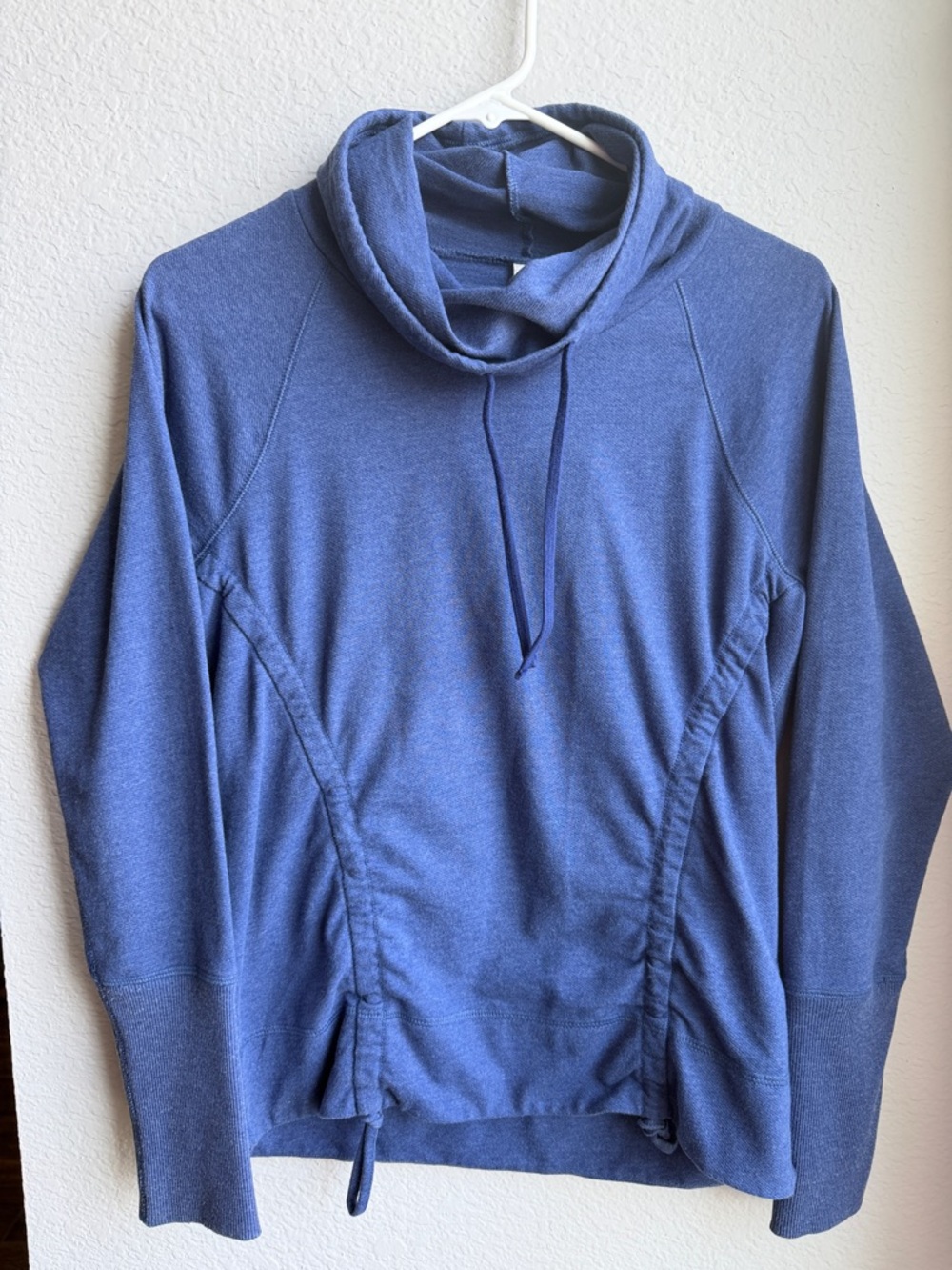 Lucy Blue Cowlneck long sleeve Pullover